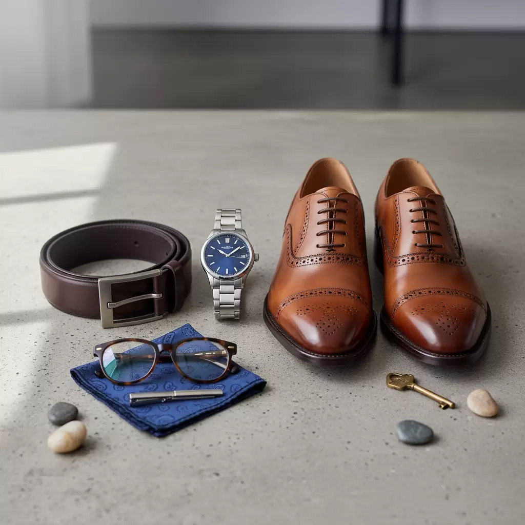 Phụ kiện tinh tế giúp hoàn thiện phong cách phối đồ đi đám cưới cho nam