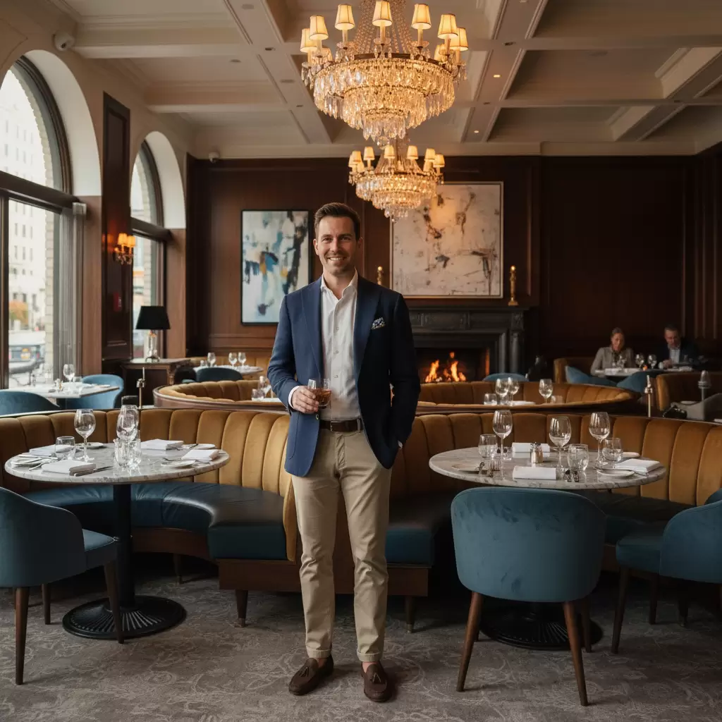 Blazer là lựa chọn hoàn hảo cho những bữa tiệc sinh nhật tại nhà hàng sang trọng