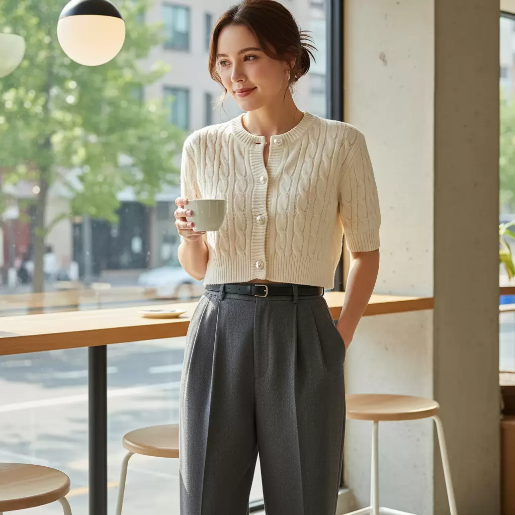 gemini_image_1768311864-1 Cardigan dáng ngắn giúp tôn dáng và mang lại vẻ ngoài trẻ trung hiện đại