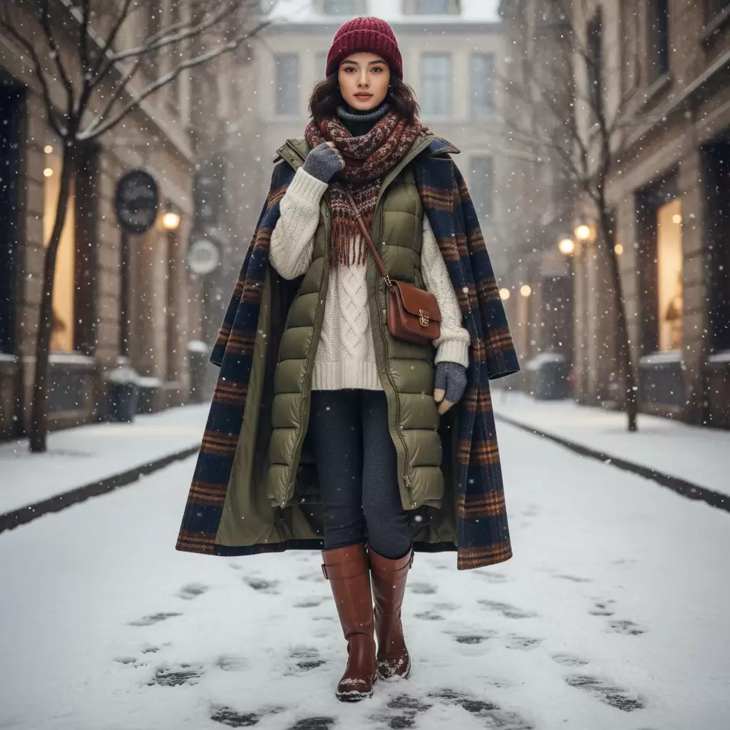 Sử dụng các lớp áo mỏng giúp giữ ấm hiệu quả và tạo sự linh hoạt khi di chuyển