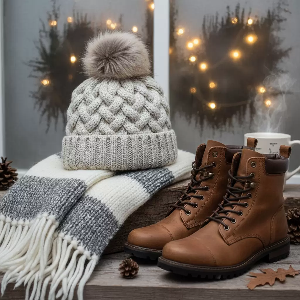 Phụ kiện đóng vai trò quan trọng trong việc giữ ấm và tạo điểm nhấn thời trang