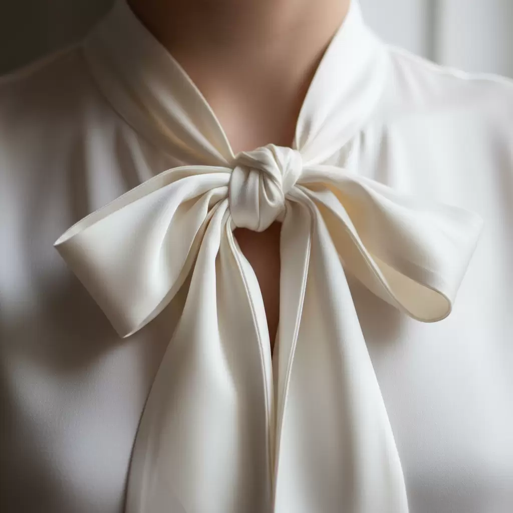 Chất liệu phù hợp giúp nút thắt nơ giữ được độ phồng và vẻ đẹp sang trọng
