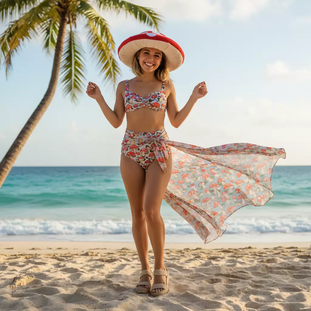 Phối đồ đi biển cho nấm lùn: 10 công thức hack dáng cực đỉnh Phối đồ đi biển cho nấm lùn: 10 công thức hack dáng cực đỉnh