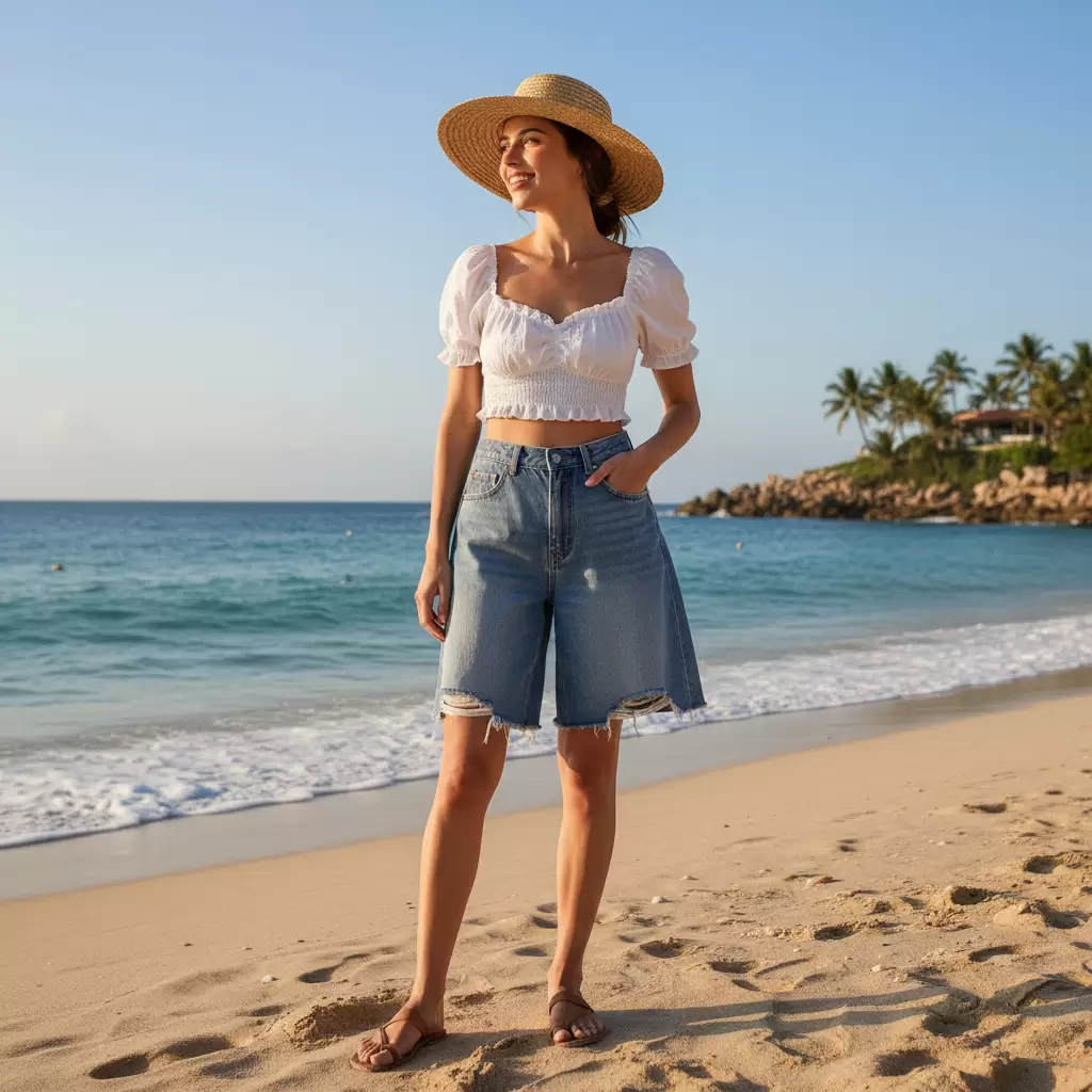 gemini_image_1768316124 Trang phục cạp cao là vũ khí lợi hại để kéo dài đôi chân