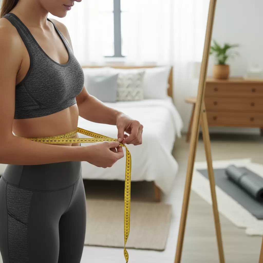 gemini_image_1768317173 Lấy số đo cơ thể chính xác là bước quan trọng nhất để chọn size váy chuẩn