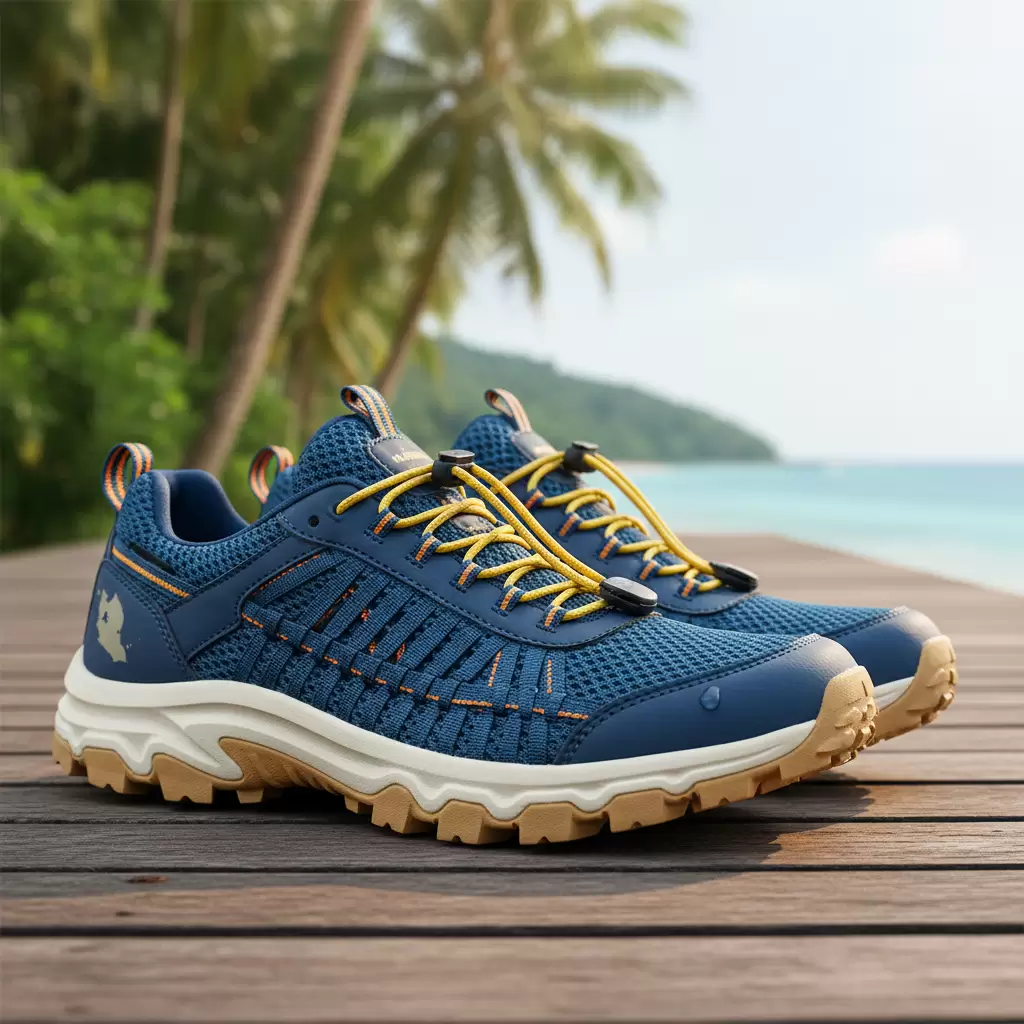 gemini_image_1768317263 Giày thể thao hoặc sandals quai hậu là lựa chọn hàng đầu cho những lịch trình đi bộ nhiều