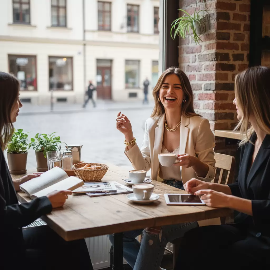 Mặc gì đi cafe cuối tuần với bạn bè? Gợi ý outfit cực xinh và sành điệu Mặc gì đi cafe cuối tuần với bạn bè? Gợi ý outfit cực xinh và sành điệu