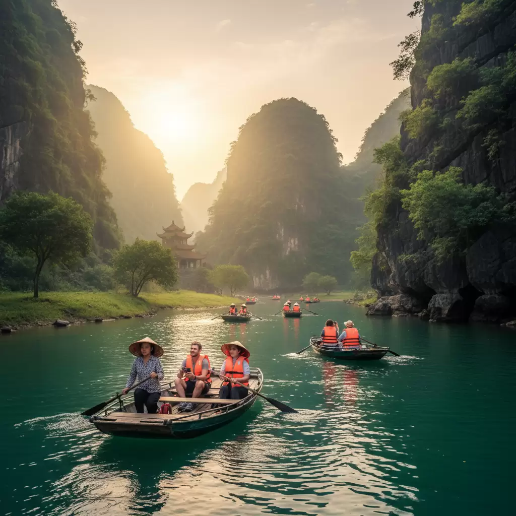 Cách phối đồ đi Tràng An đẹp và ấn tượng để check-in sống ảo Cách phối đồ đi Tràng An đẹp và ấn tượng để check-in sống ảo