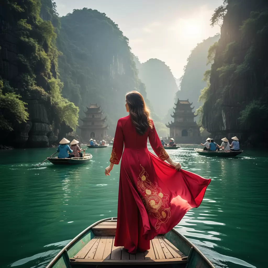 gemini_image_1768320253 Lựa chọn màu sắc trang phục nổi bật giúp bạn thu hút mọi ánh nhìn giữa thiên nhiên hùng vĩ