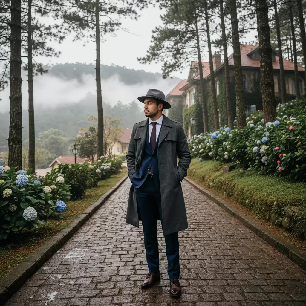 Áo măng tô mang lại vẻ ngoài lãng tử và lịch lãm cho phái nam