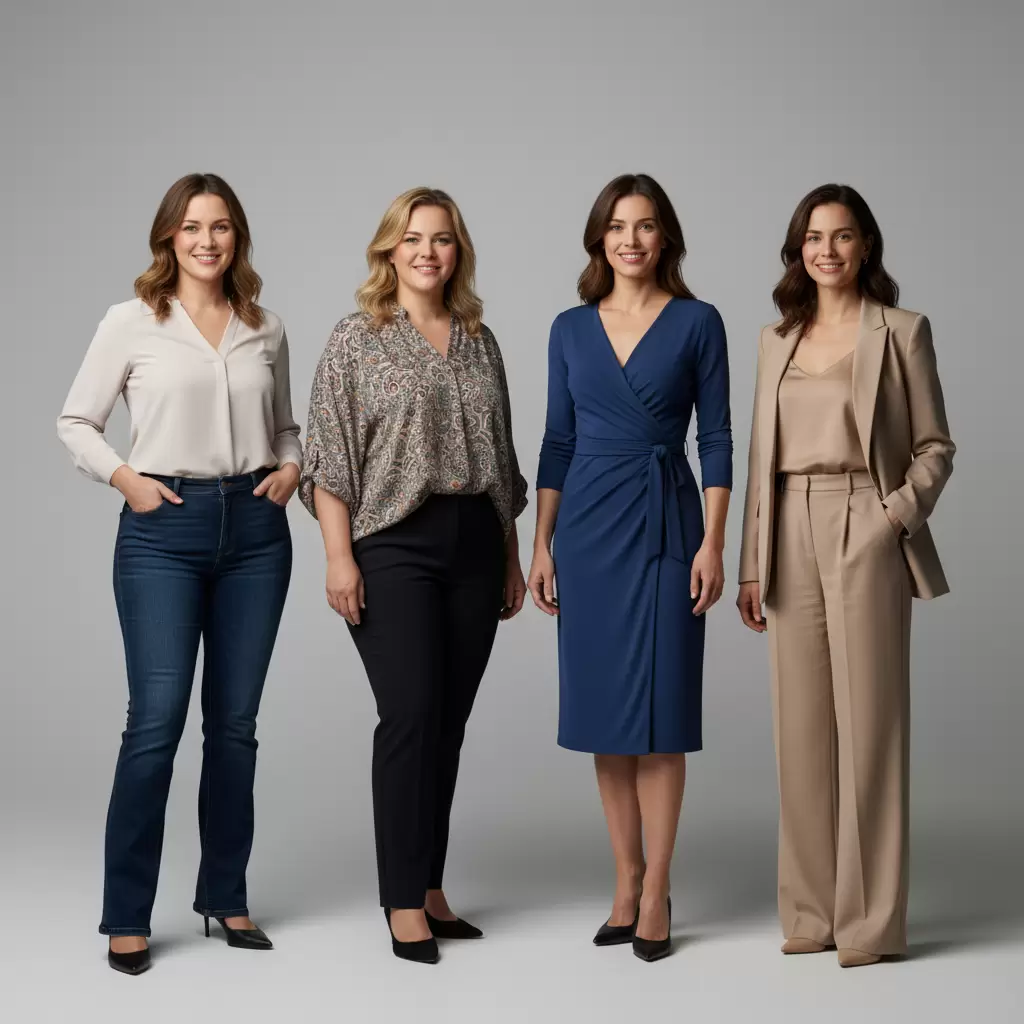 Xác định đúng dáng người là bước đầu tiên để chọn trang phục phù hợp