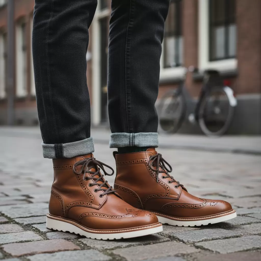 Xắn gấu quần là mẹo nhỏ giúp đôi chân trông thon gọn và khoe được vẻ đẹp của đôi giày