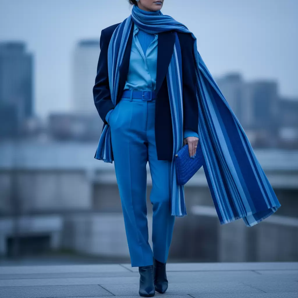 Phối màu đơn sắc mang lại vẻ ngoài thanh lịch và tối giản