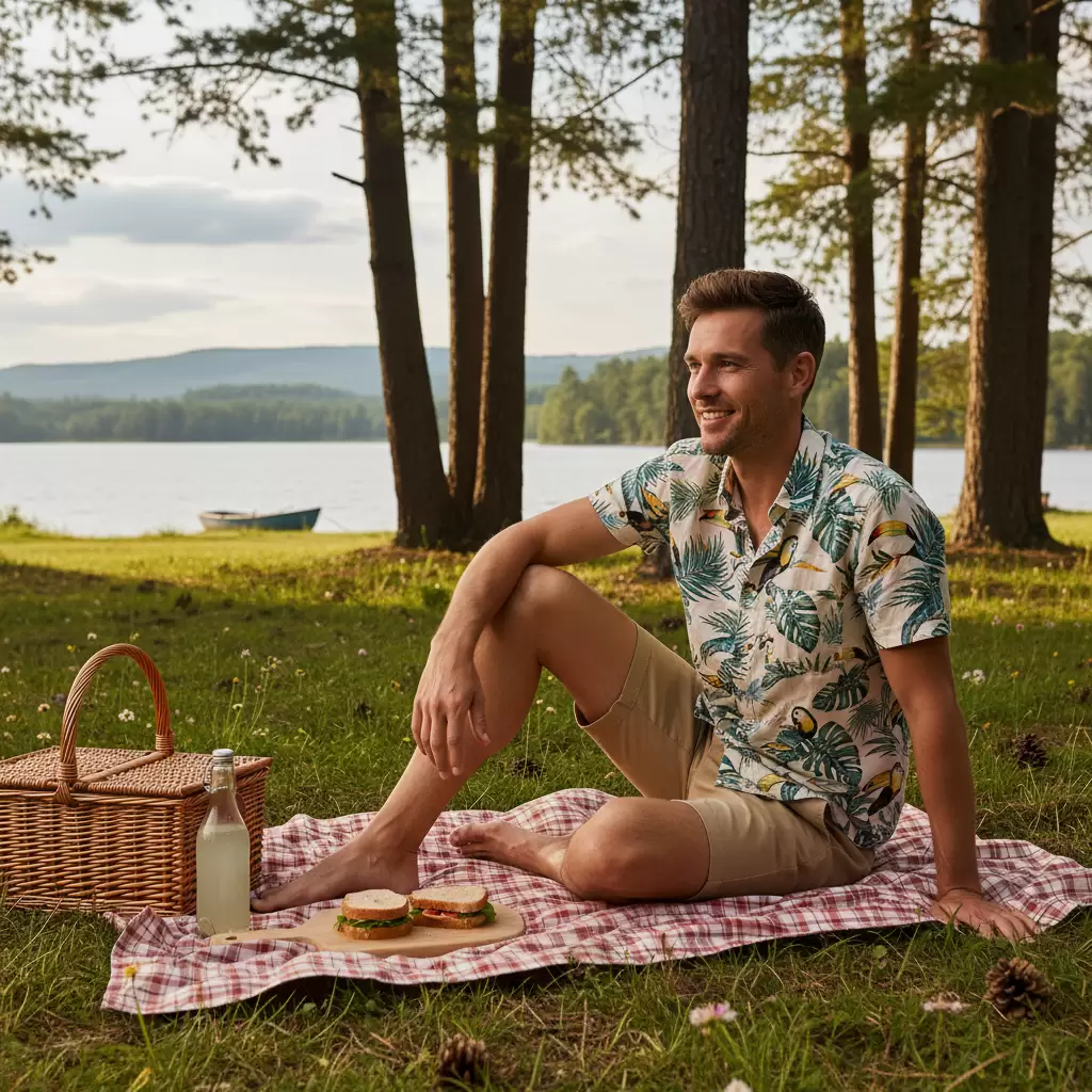 gemini_image_1768328197-1 Trang phục nam trẻ trung và năng động cho buổi dã ngoại ngoài trời