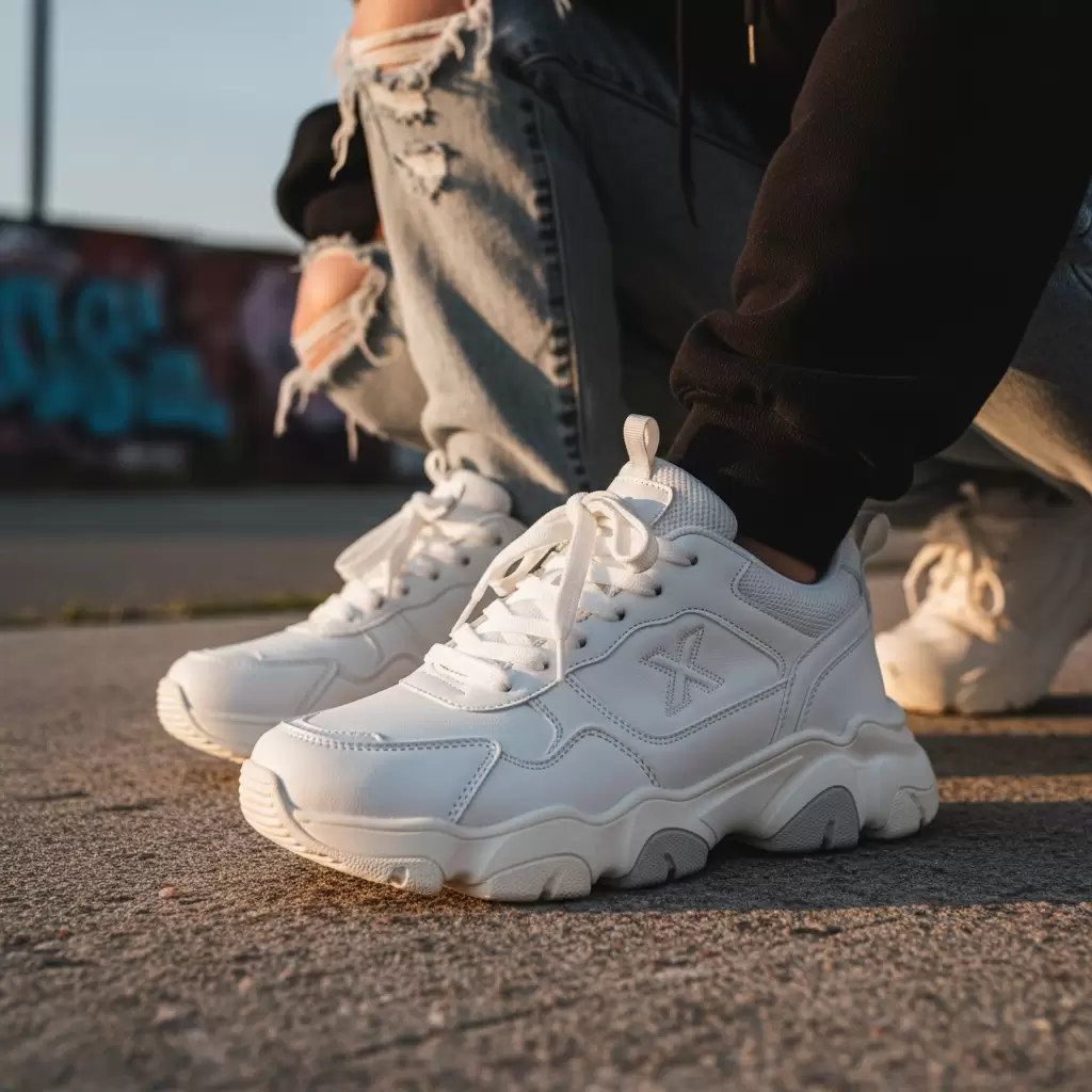 Giày sneaker là phụ kiện không thể thiếu để đảm bảo sự thoải mái khi di chuyển nhiều