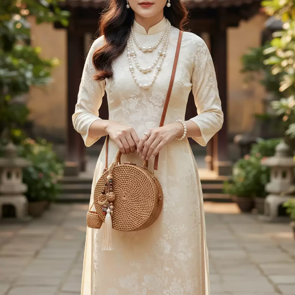 Phụ kiện tinh tế giúp hoàn thiện phong cách phối đồ đi hội xuân