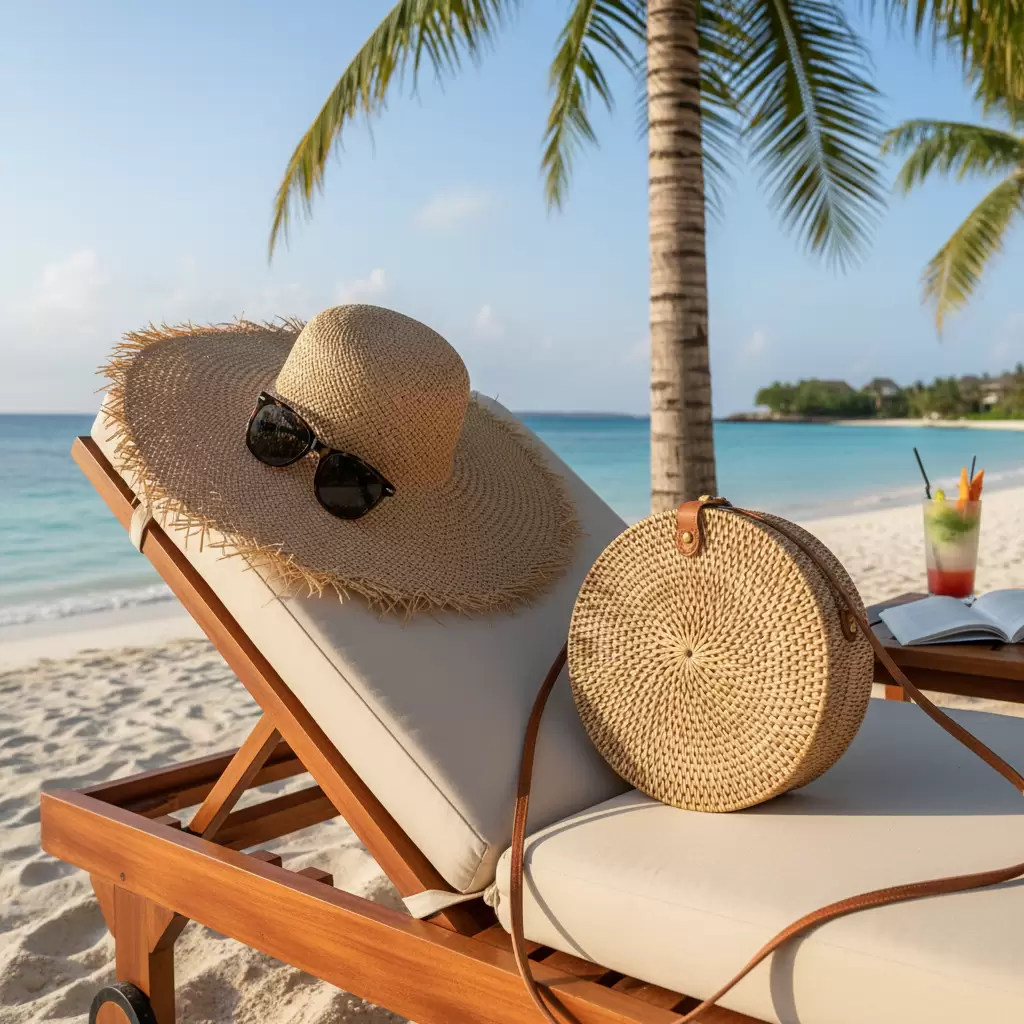 Phụ kiện là yếu tố then chốt giúp nâng tầm bộ trang phục nghỉ dưỡng của bạn