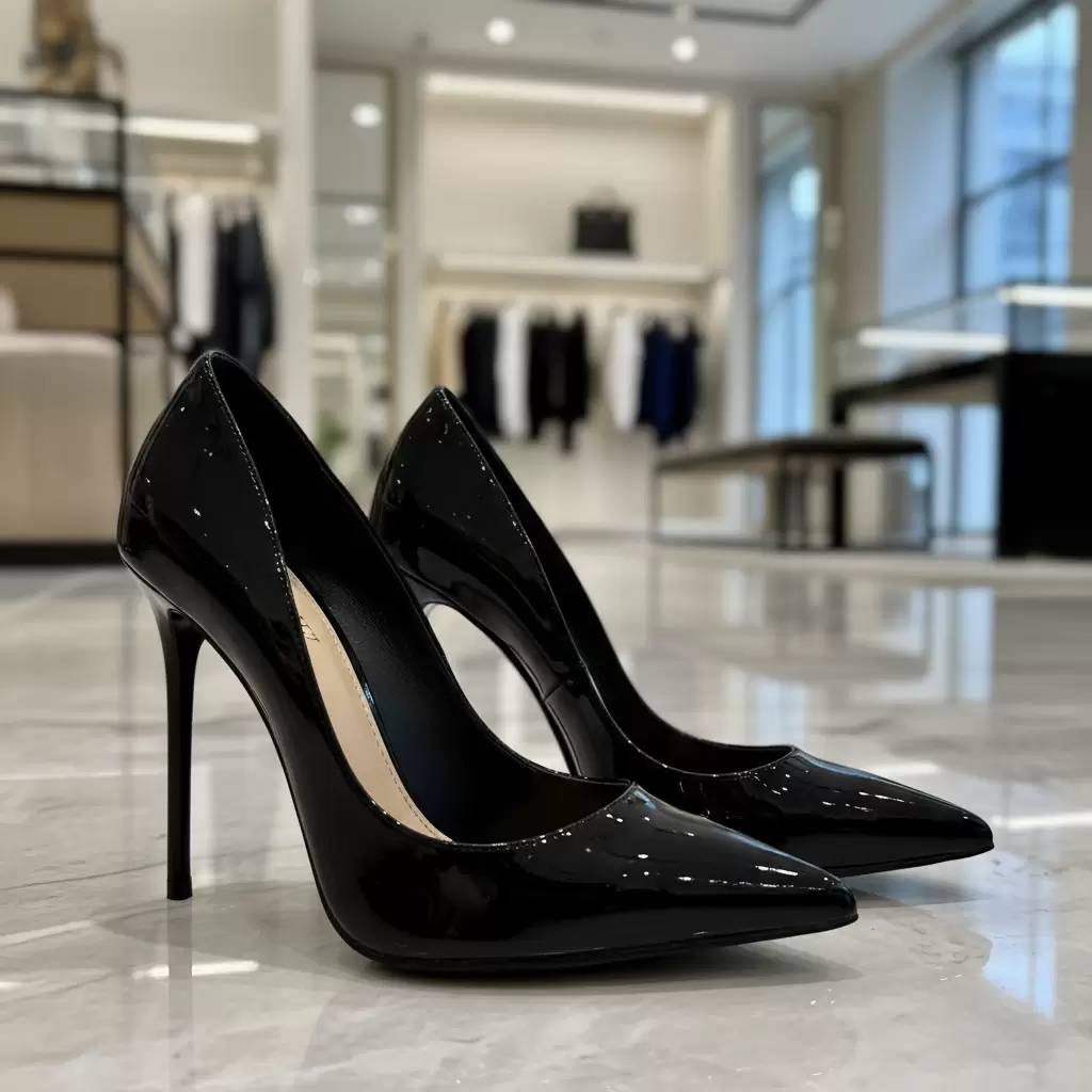 Giày cao gót mũi nhọn giúp kéo dài đôi chân và tạo sự thanh thoát cho tổng thể vóc dáng