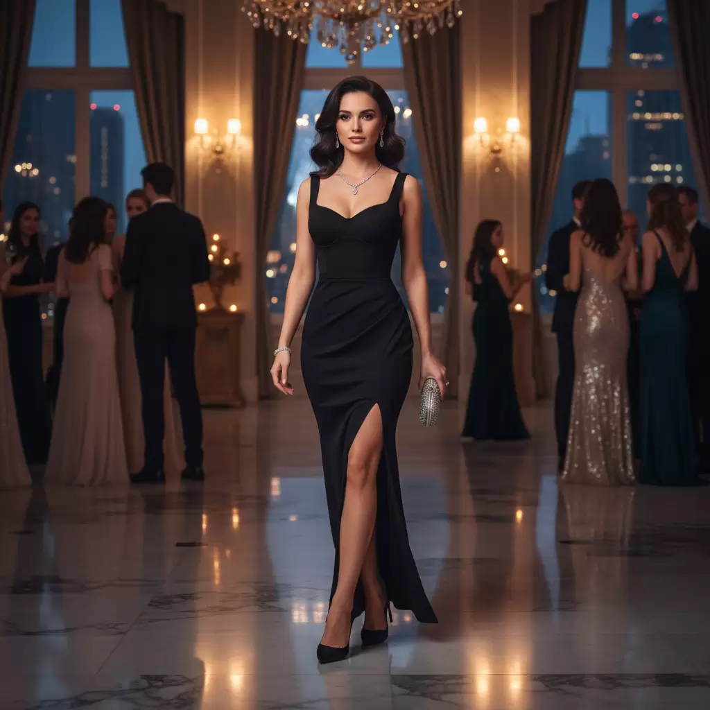 Váy ôm body kết hợp giày cao gót mang lại vẻ ngoài quyến rũ và đẳng cấp