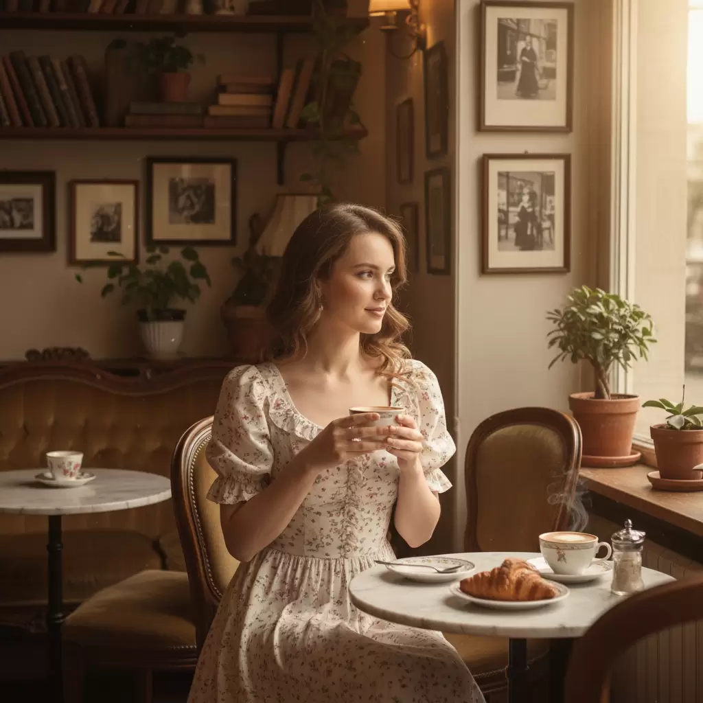 Váy hoa nhí mang lại vẻ đẹp dịu dàng và nữ tính cho các bạn nữ