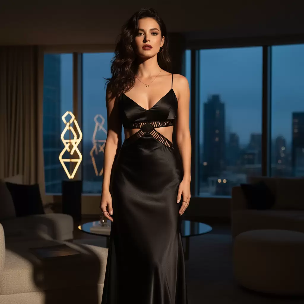 Phong cách hiện đại với những đường cắt xẻ giúp bạn nổi bật và quyến rũ hơn